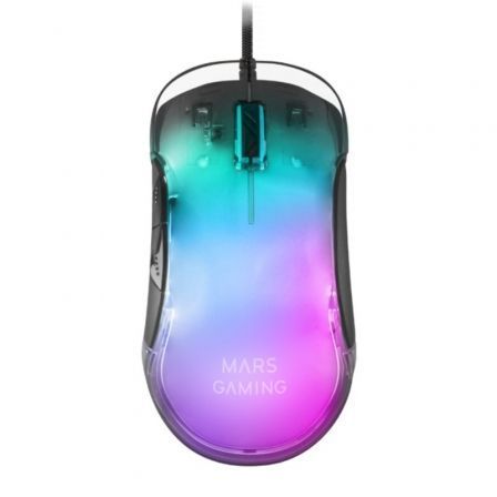 Mars Gaming MMGLOW Ratón Gaming Negro Mars Gaming MMGLOW Ratón Gaming Negro